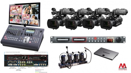 Gói Quay Phim 4 Máy Sony PMW-300k1 - Tally Intercom