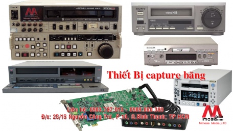 thiet-bi-capture-bang-dia-159045411940 Công ty Mimosa nhận chuyển đổi các loại băng đĩa sau ra file USB, DVD