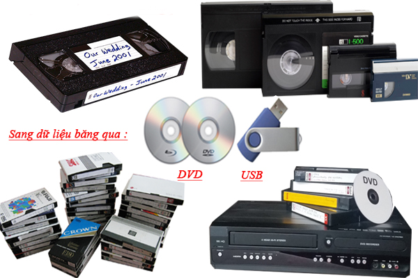 Dịch vụ sang băng đĩa cũ giá tốt chất lượng cao